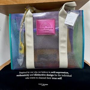 Kurt Geiger London Southbank Clear Vinyl Tote Large. NWT.